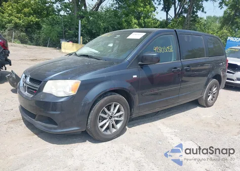 2014 Dodge Grand Caravan Se 30Th Anniversary из США, поврежденный, VIN 2C4RDGBG7ER227469
